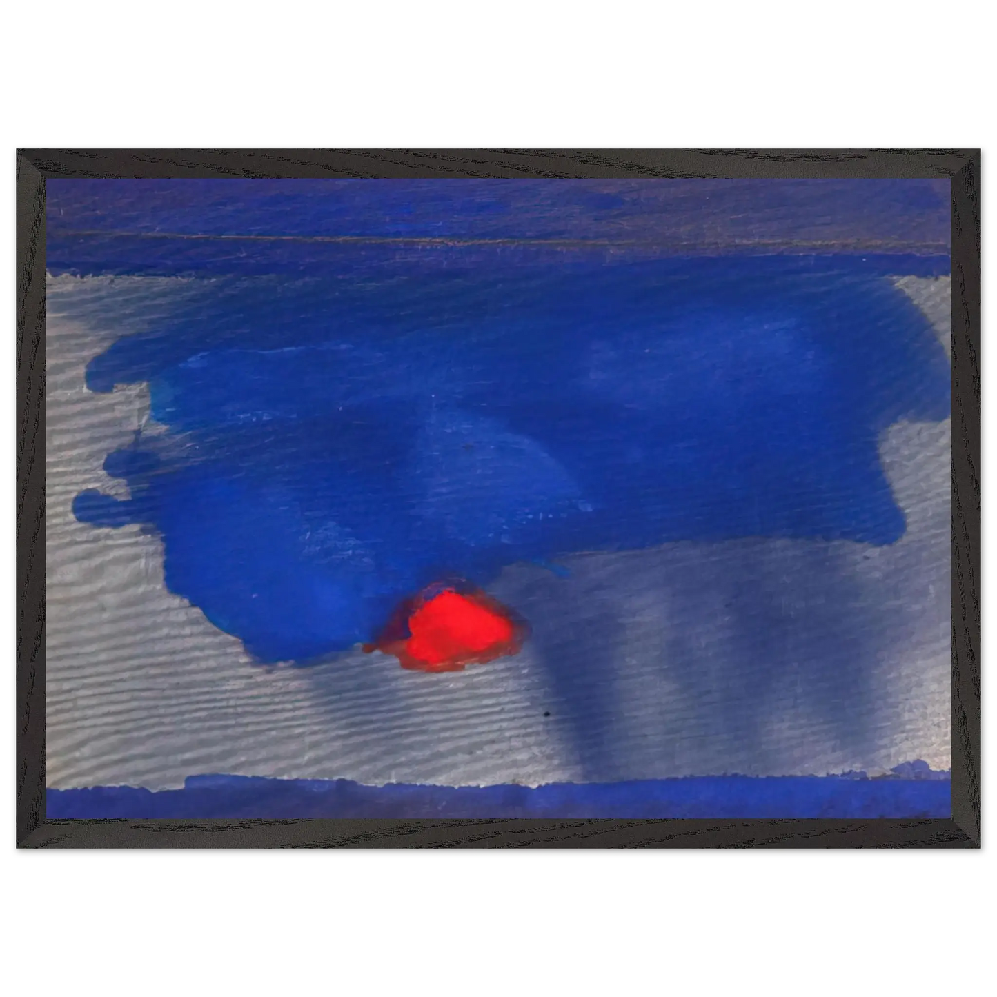 Helen Frankenthaler - Provincetown - 1964 Wall art - 30x45 cm / 12x18 Inches - Premium Wooden Framed Poster With Fine Art Paper - Wood frame