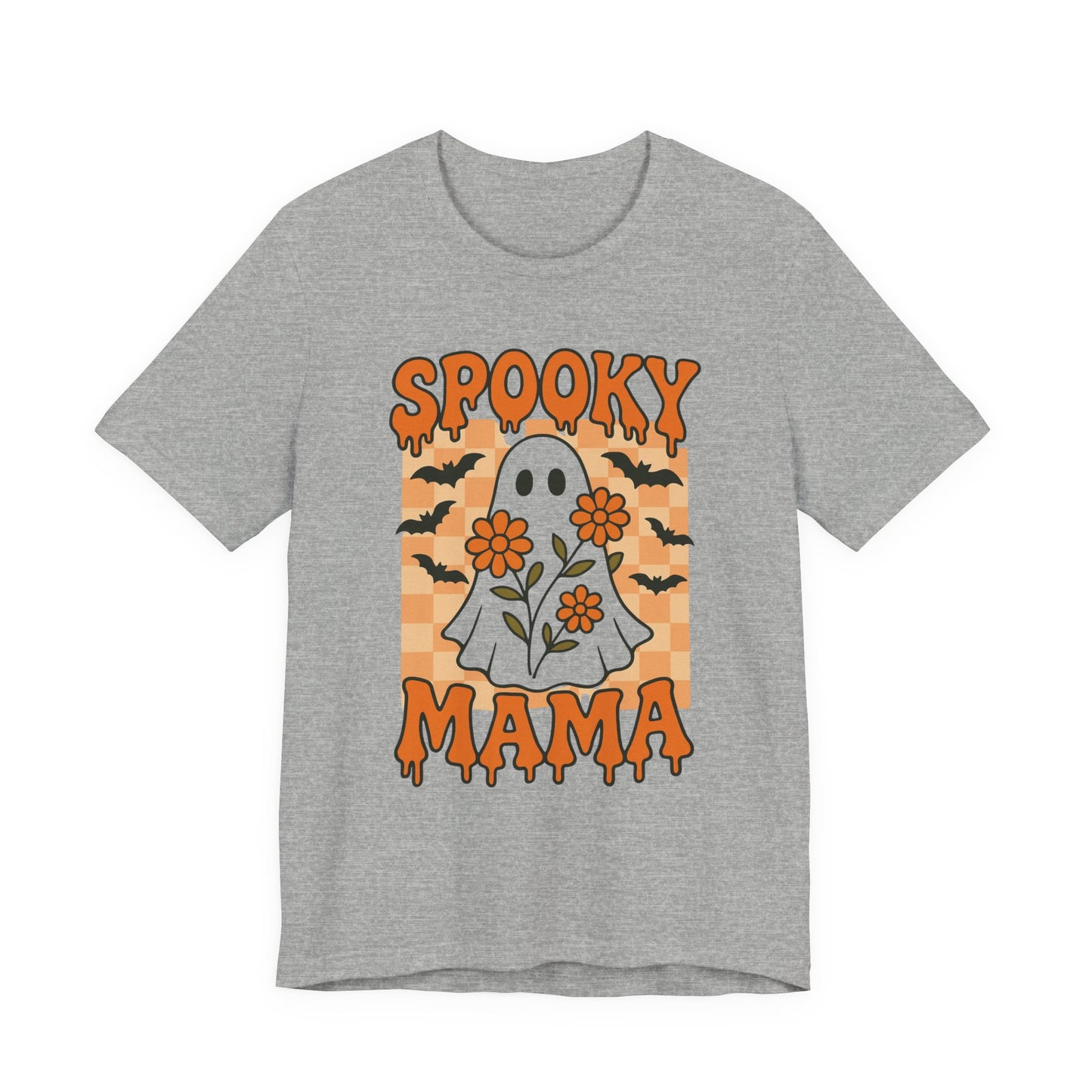 Spooky Mama Groovy Vintage Ghost Halloween Spooky Mom Mother