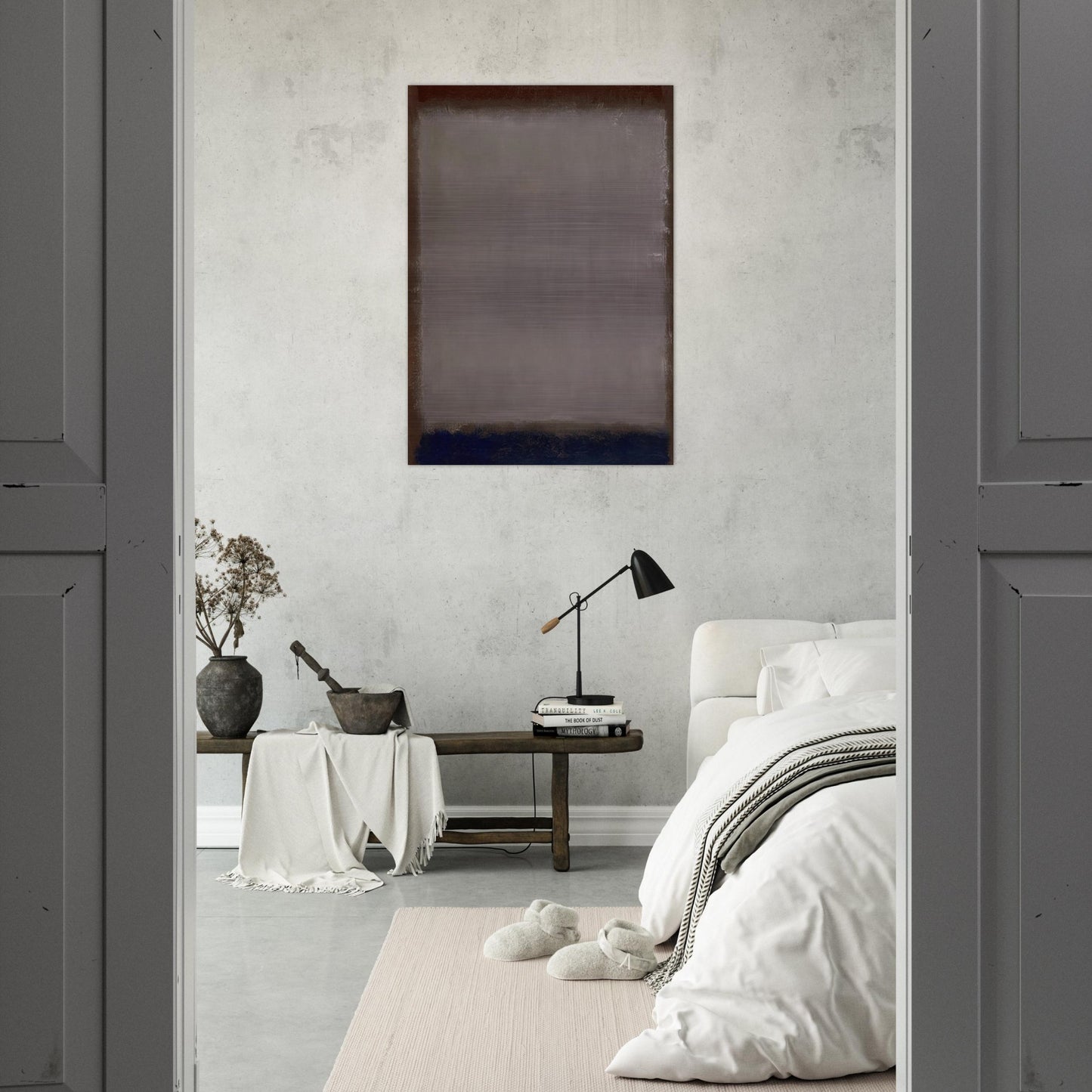 Lavender and Mulberry - 1959 - Mark Rothko Brushed Aluminum Print - 70x100 cm / 28x40 inches | Mark Rothko Aluminum Print | Mark Rothko Prints
