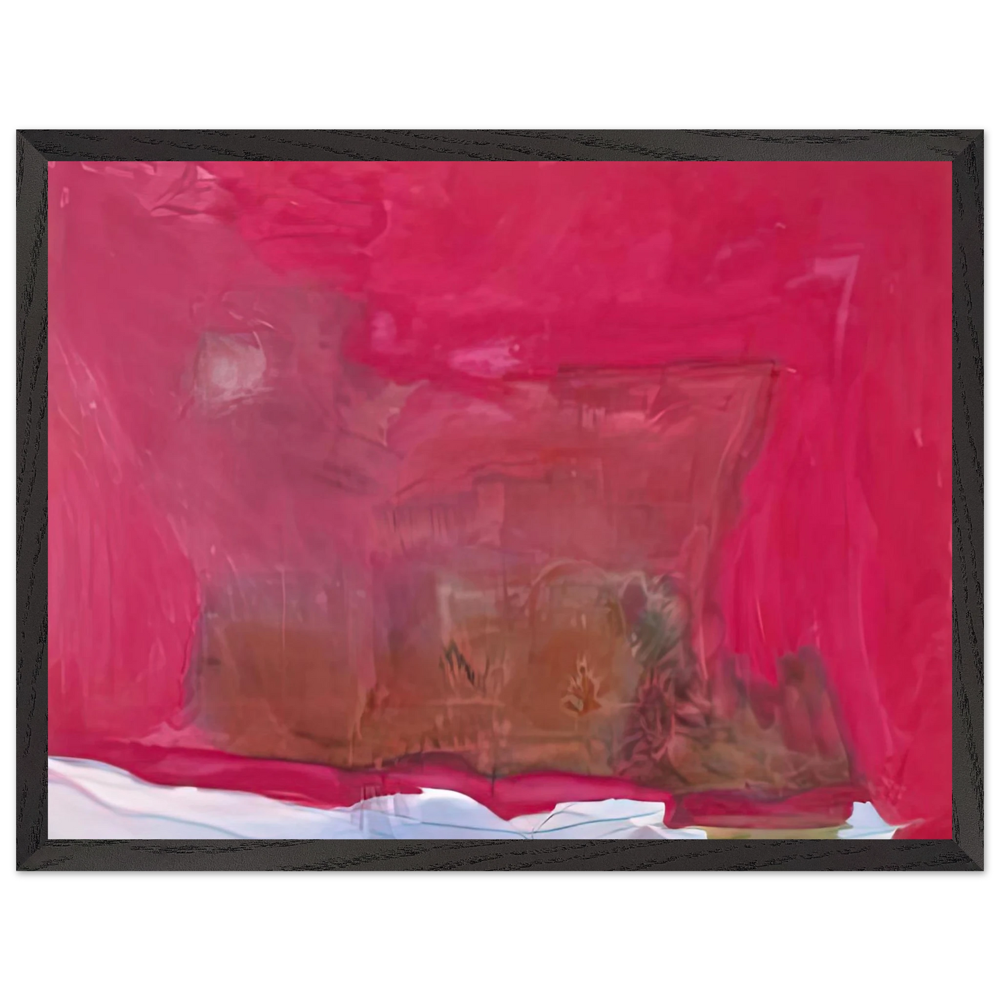 Helen Frankenthaler - Renaissance, 1971- Wall Art - 30x40 cm / 12x16 inches - Premium Wooden Framed Poster With Fine Art Paper-canvas - Wood frame