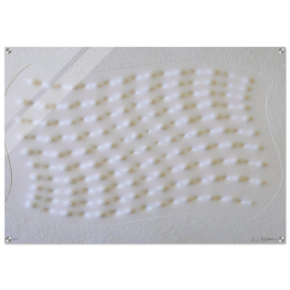 Superficie III - 1995 - Enrico Castellani Acrylic Print - 70x100 cm / 28x40″ inches | Enrico Castellani Wall Art | Enrico Castellani Prints