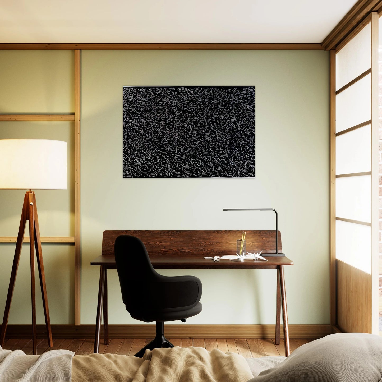 UNTITLED 1979 0 - Keith Haring Brushed Aluminum Print - 70x100 cm / 28x40 inches | Keith Haring Aluminum Print | Keith Haring Prints