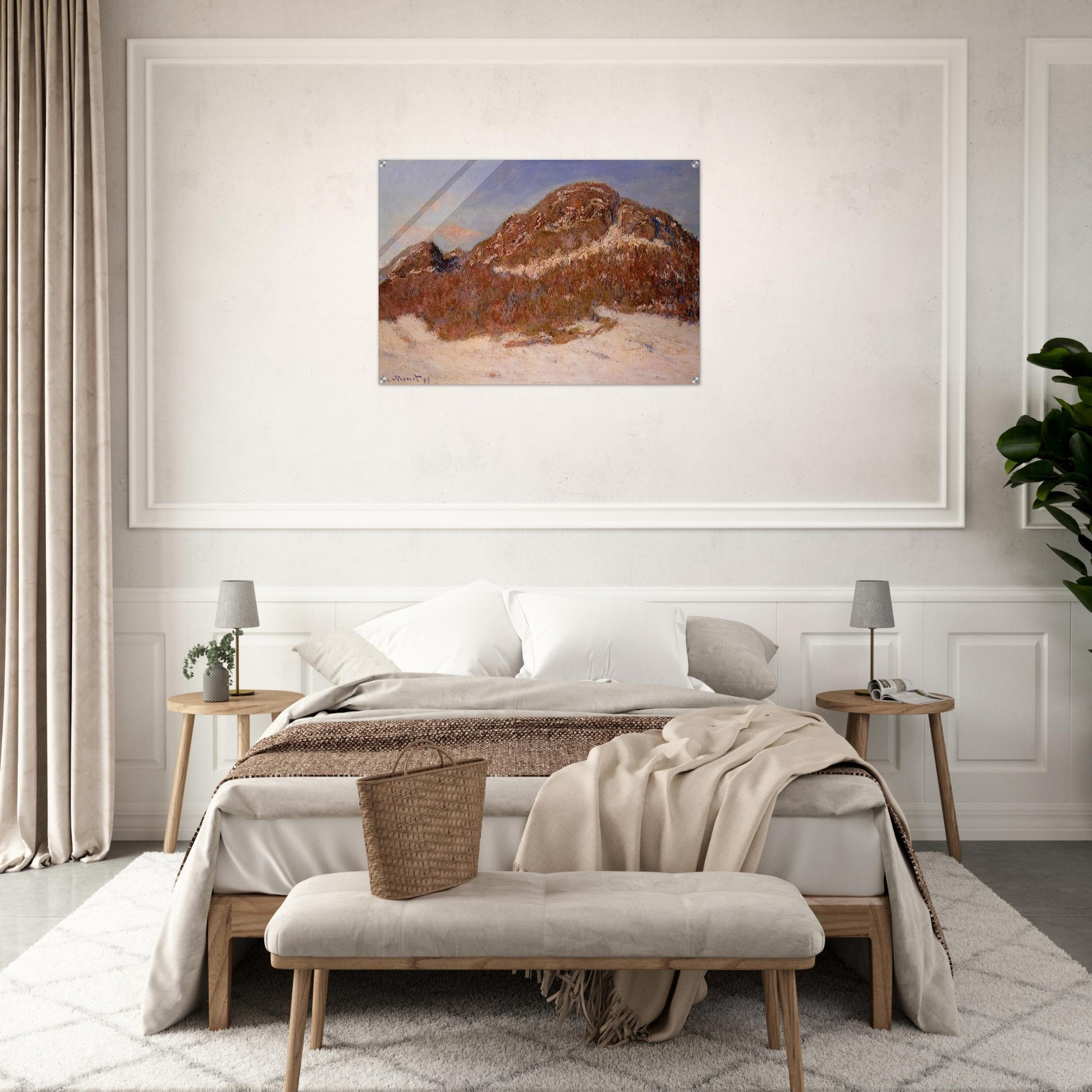 Mount Kolsaas 3 - claude monet Acrylic Print - 70x100 cm / 28x40″ inches | claude monet Wall Art | claude monet Prints