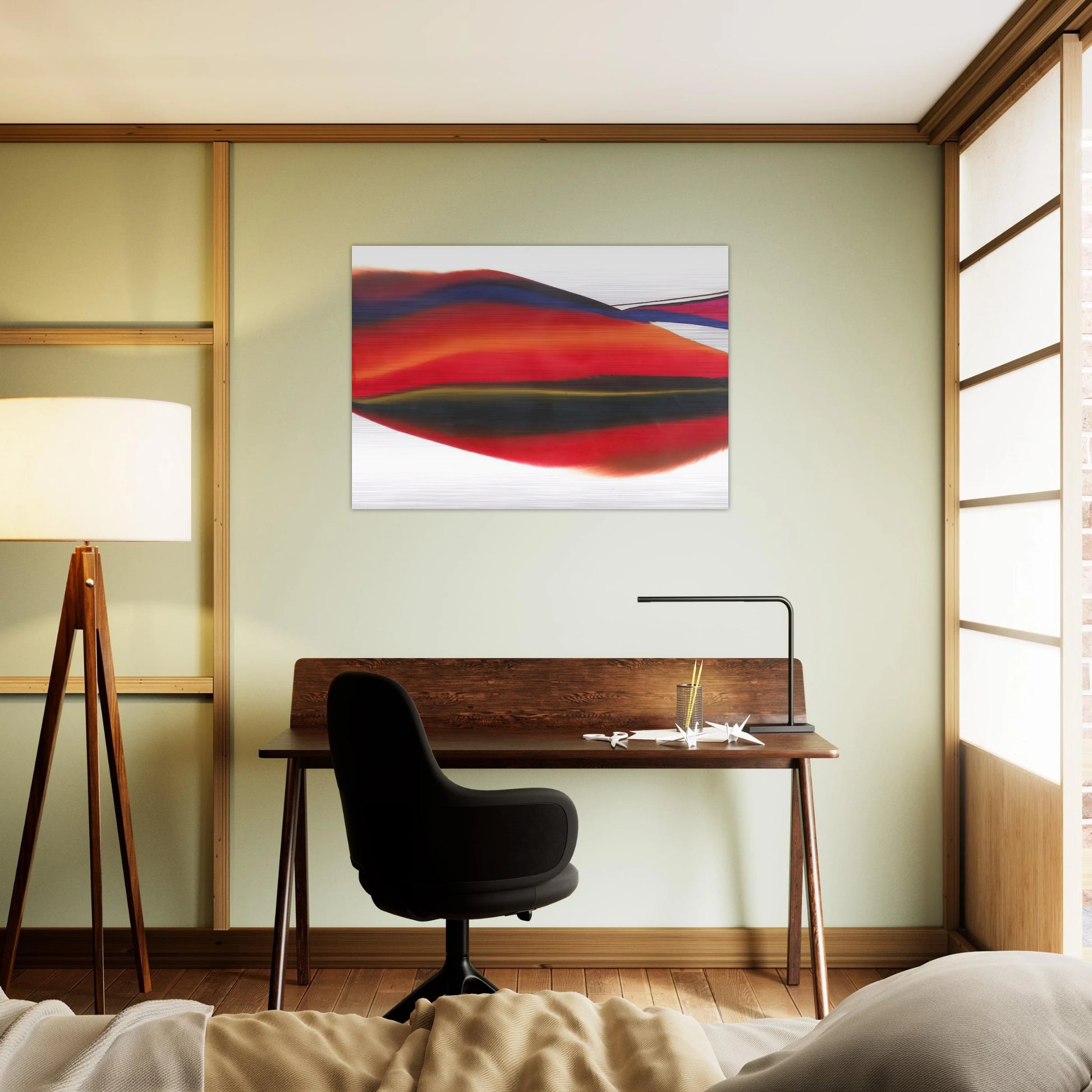 Phenomena Lands End - Paul Jenkins Brushed Aluminum Print - 70x100 cm / 28x40 inches | Paul Jenkins Aluminum Print | Paul Jenkins Prints