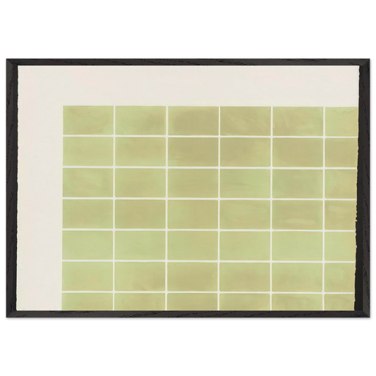 Zapruder Green - 1968 - Mark Lancaster 70x100 cm / 28x40 inches Framed Art Print – Black Wooden Frame