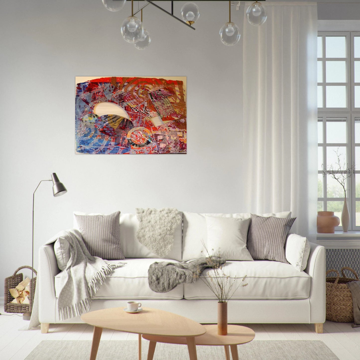 Manet III - Sam Gilliam Brushed Aluminum Print - 70x100 cm / 28x40 inches | Sam Gilliam Aluminum Print | Sam Gilliam Prints