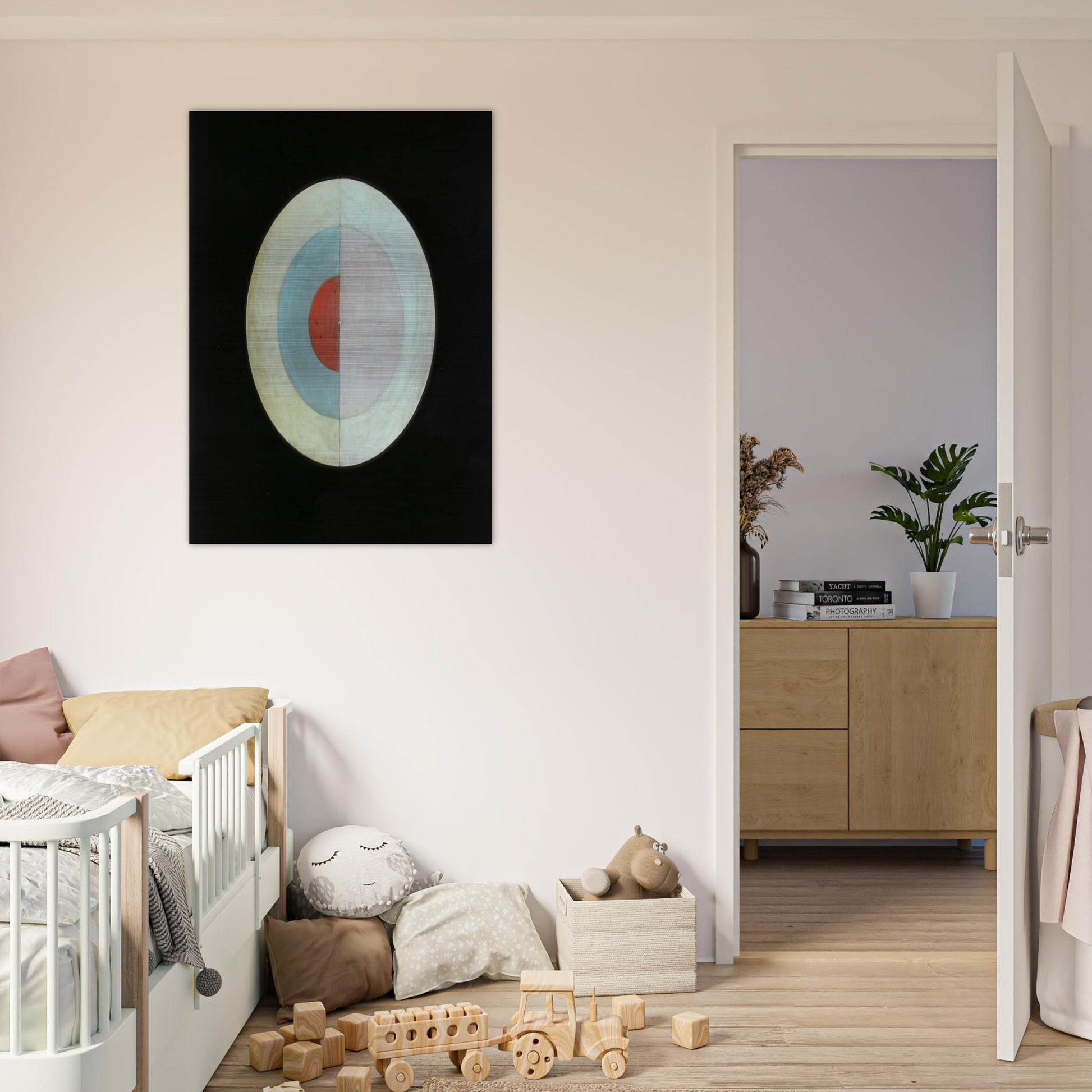 THE SWAN NO 16 1915 - Hilma af Klint Brushed Aluminum Print - 70x100 cm / 28x40 inches | Hilma af Klint Aluminum Print | Hilma af Klint Prints