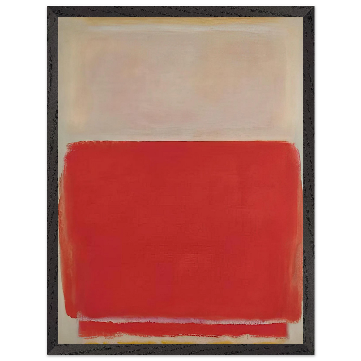 Mark Rothko - No. 3 - 1953 Wall Art - 21x29.7 cm / 8x12" - Premium Wooden Framed Poster With Fine Art Paper-canvas - Black frame