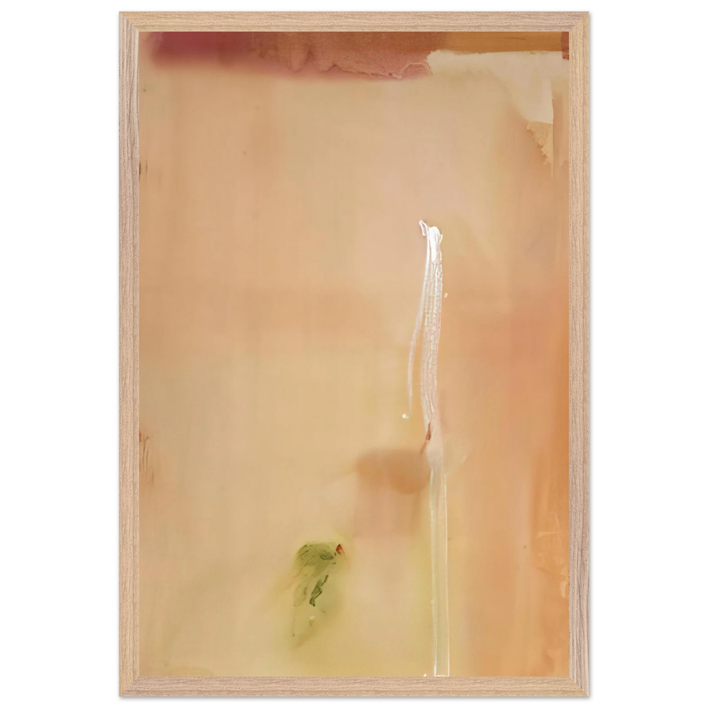 Helen Frankenthaler - Dawn Stroke - 1977 Wall art - 27x35 cm / 11x14 inches - Premium Wooden Framed Poster With Fine Art Paper-canvas - Wood frame