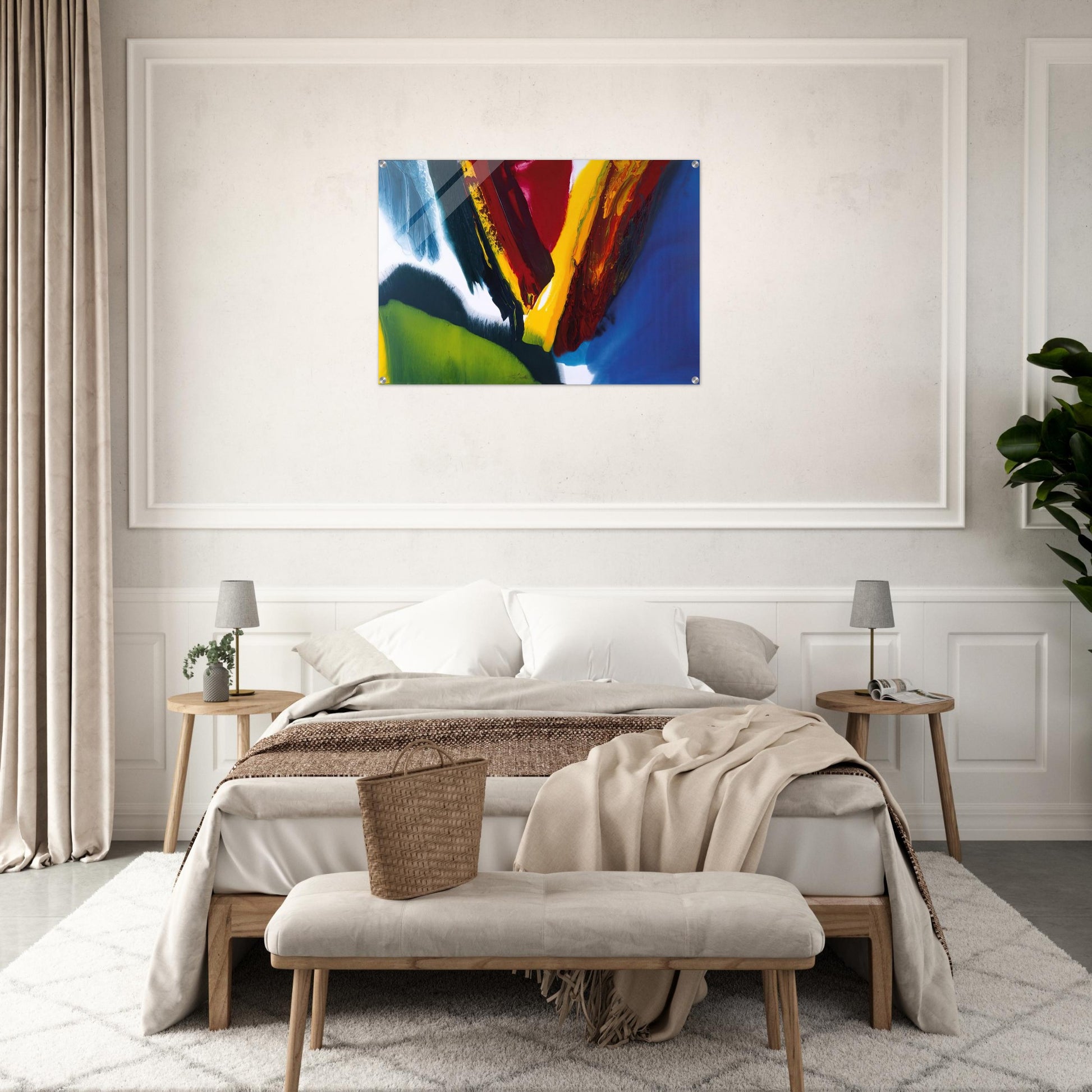 Phenomena Intervening Mantle - Paul Jenkins Acrylic Print - 70x100 cm / 28x40″ inches