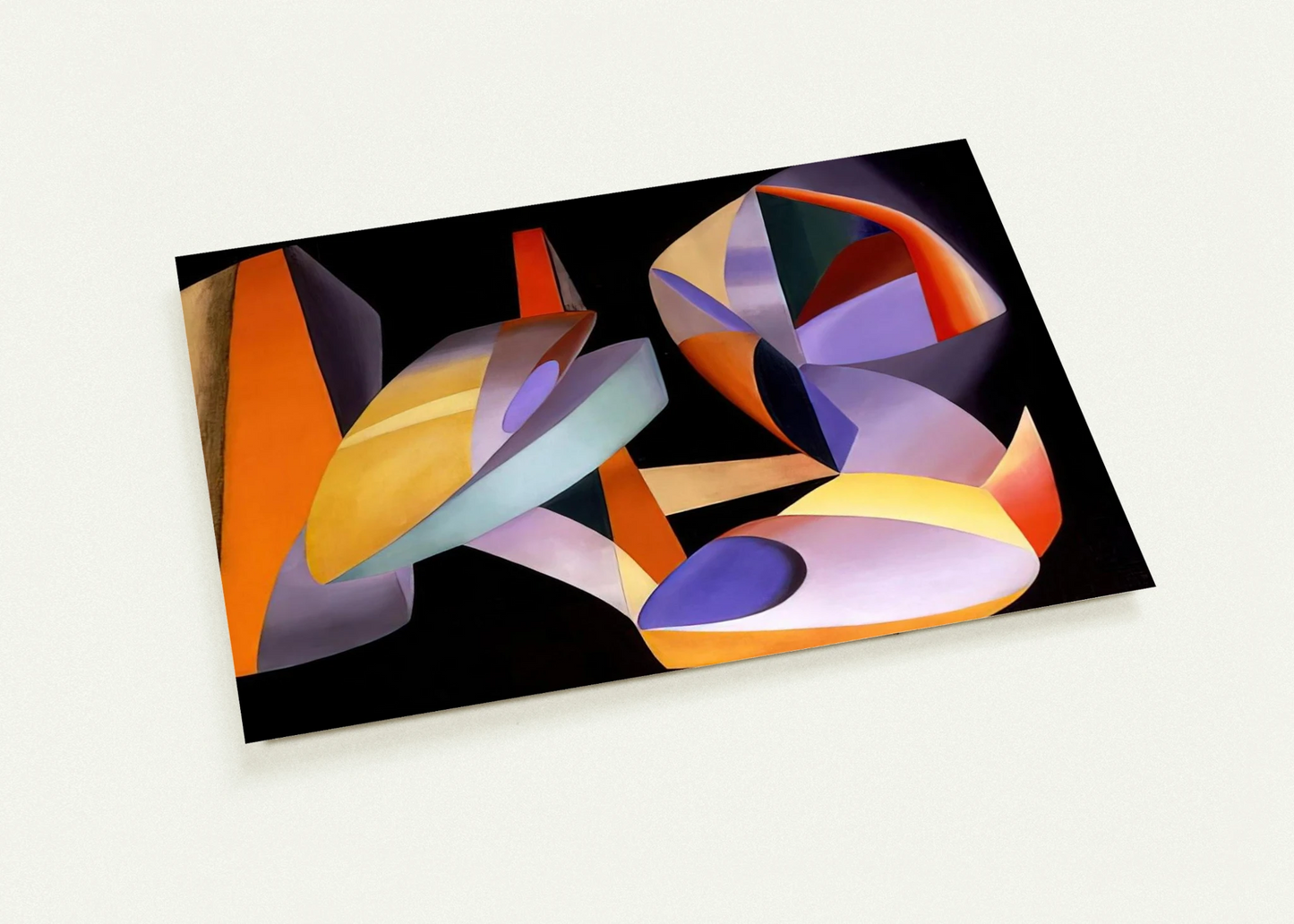 Paris Abstract - Abstract Art By John Ferren Pack of 10 Post Cards | John Ferren Post Cards | A6 (10.5 x 14.8 cm) - 4.1 x 5.8 inches