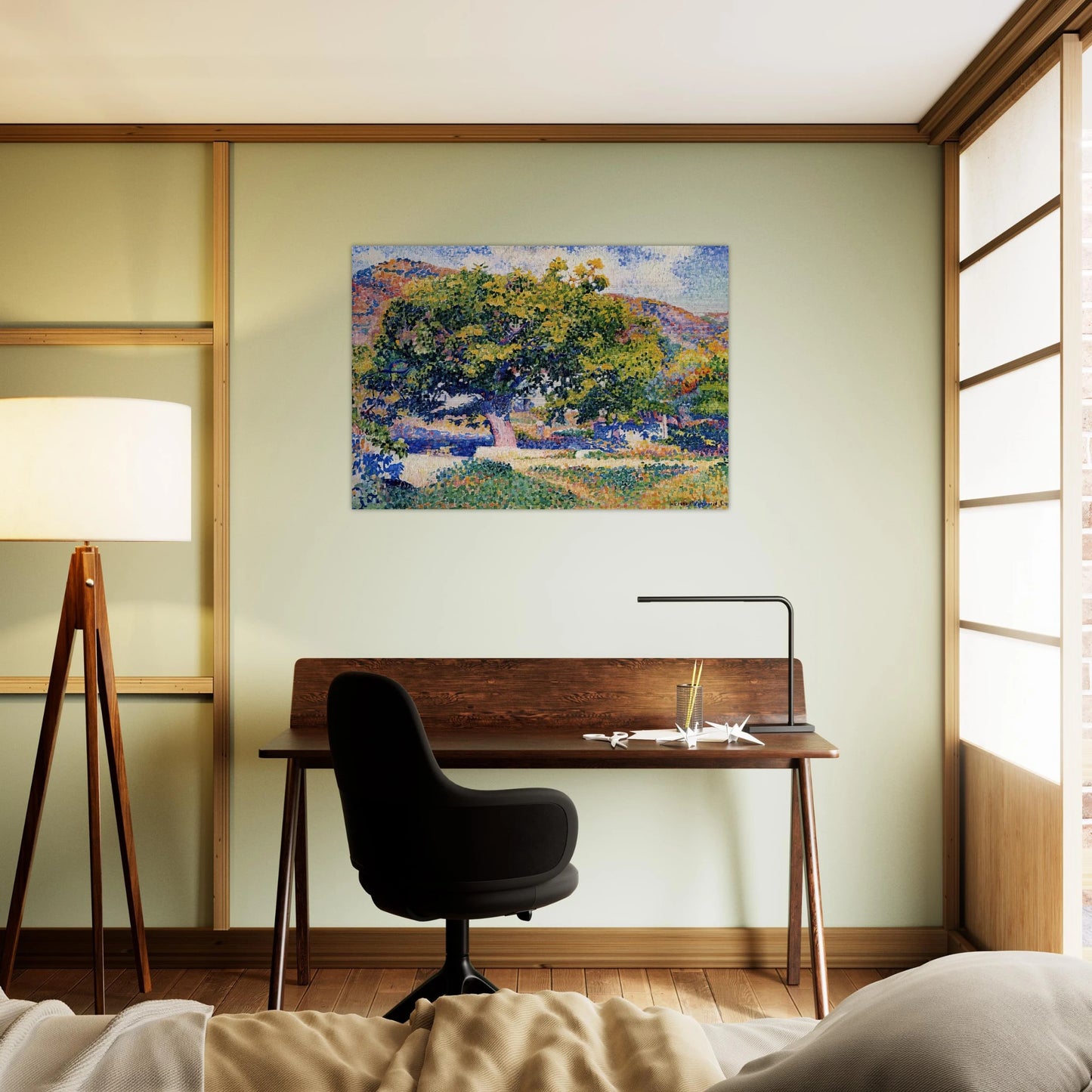Around My House - Henri-Edmond Cross Brushed Aluminum Print - 70x100 cm / 28x40 inches | Henri-Edmond Cross Aluminum Print | Henri-Edmond Cross Prints