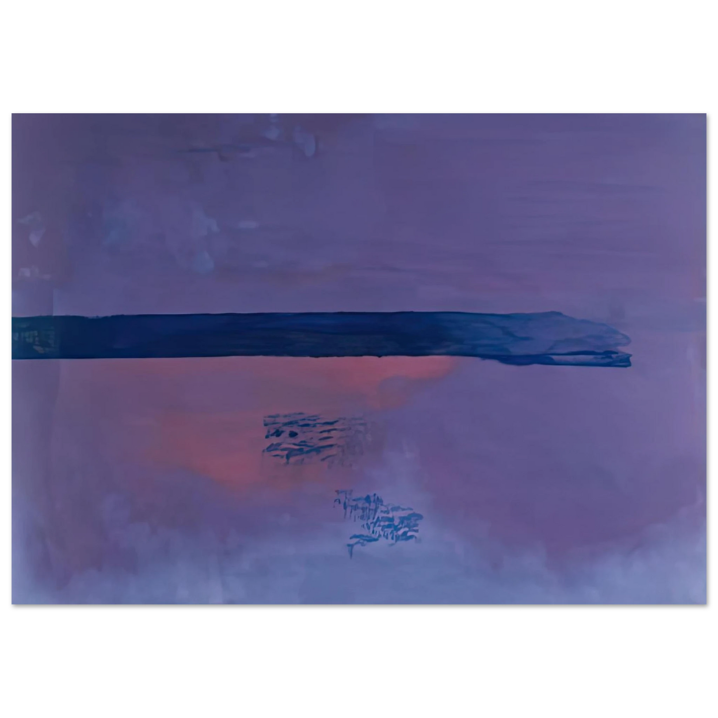Helen Frankenthaler - Ebbing, 2002- Wall Art - 60x80 cm / 24x32 inches - Fine Art Poster-canvas - -