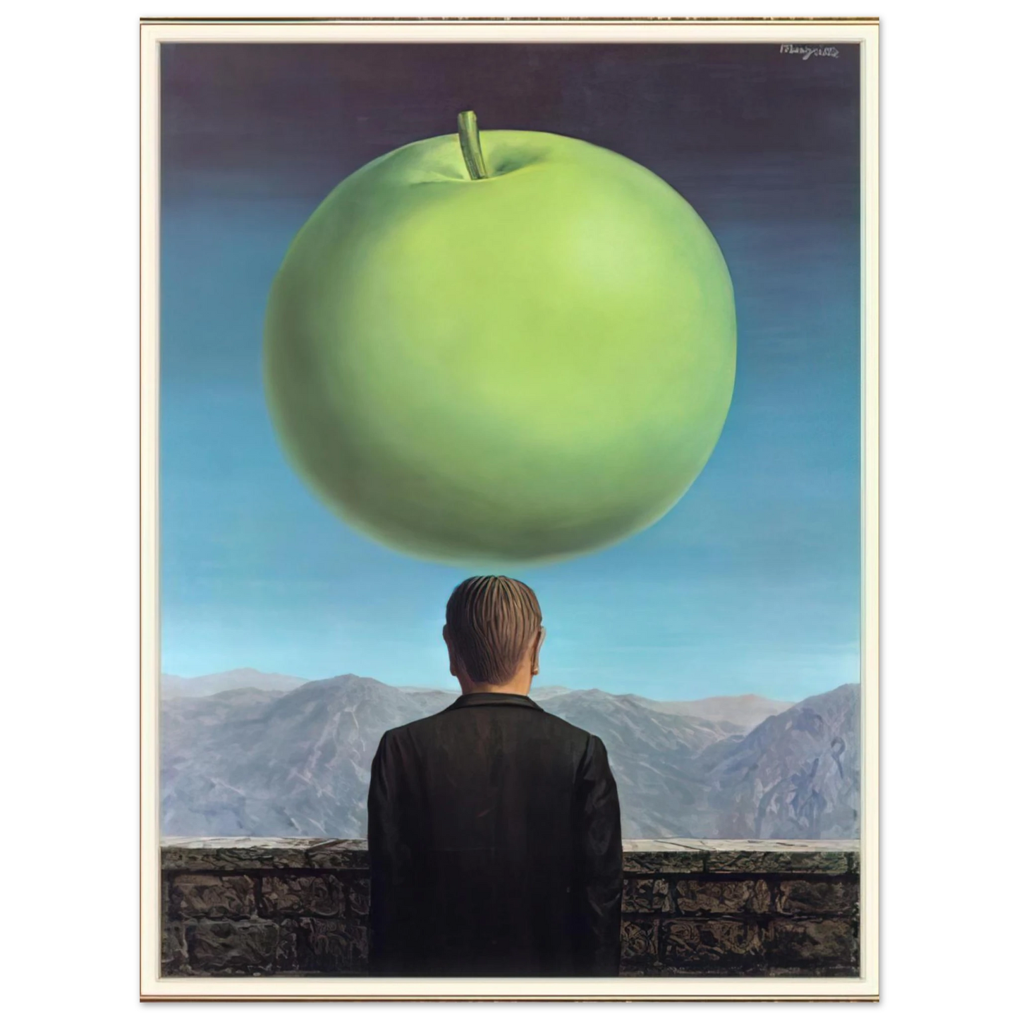 Rene Magritte - THE POSTCARD 1960  75x100 cm / 30x40inches Fine Art Poster