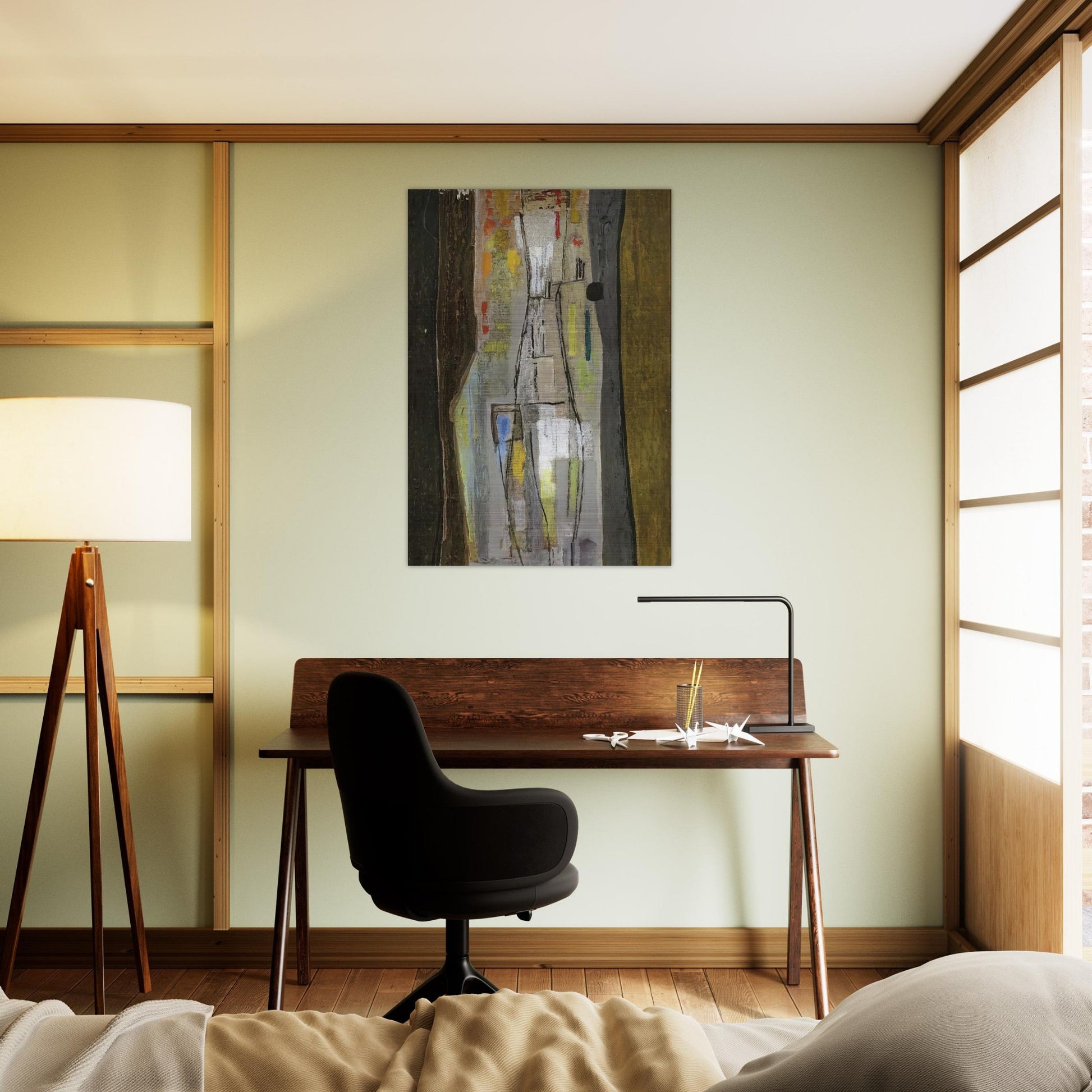 Stratificazione I - Art Informel - Bice Lazzari Brushed Aluminum Print - 70x100 cm / 28x40 inches | Bice Lazzari Aluminum Print | Bice Lazzari Prints