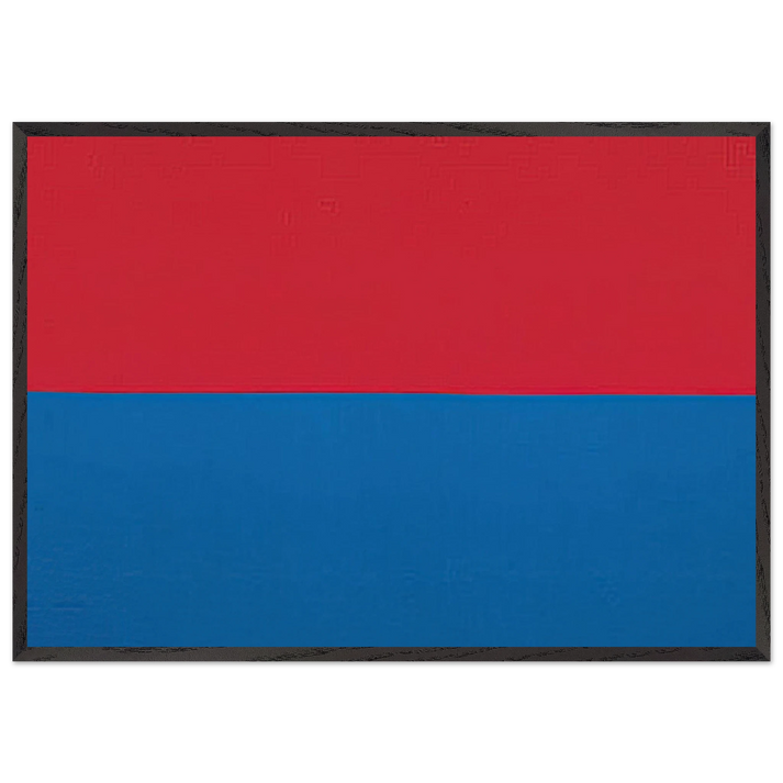 Untitled - Color Field Painting N3 - Blinky Palermo 70x100 cm / 28x40 inches Framed Art Print – Black Wooden Frame
