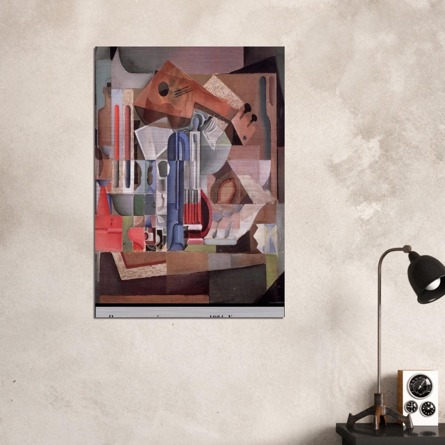 PURISTIC STILL LIFE - Salvador Dali Brushed Aluminum Print - 70x100 cm / 28x40 inches | Salvador Dali Aluminum Print | Salvador Dali Prints