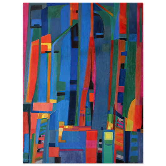 Alfred Manessier - Salve Regina - 1945  75x100 cm / 30x40inches Fine Art Poster