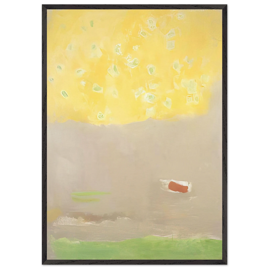 COMPOSITION 1997 - Esteban Vicente 70x100 cm / 28x40 inches Framed Art Print – Black Wooden Frame