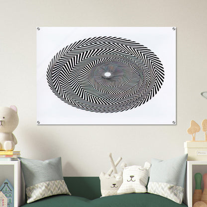 BLAZE 1 1962 - Bridget Riley Acrylic Print - 70x100 cm / 28x40″ inches