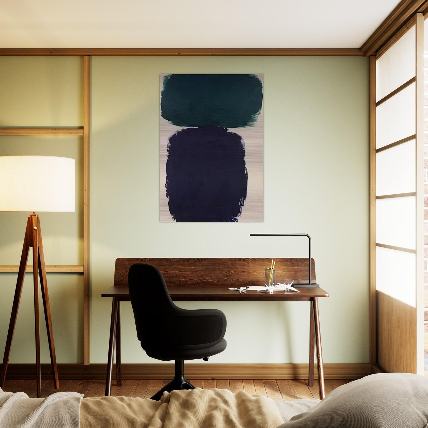 Untitled - 1961 - Ray Parker Brushed Aluminum Print - 70x100 cm / 28x40 inches | Ray Parker Aluminum Print | Ray Parker Prints