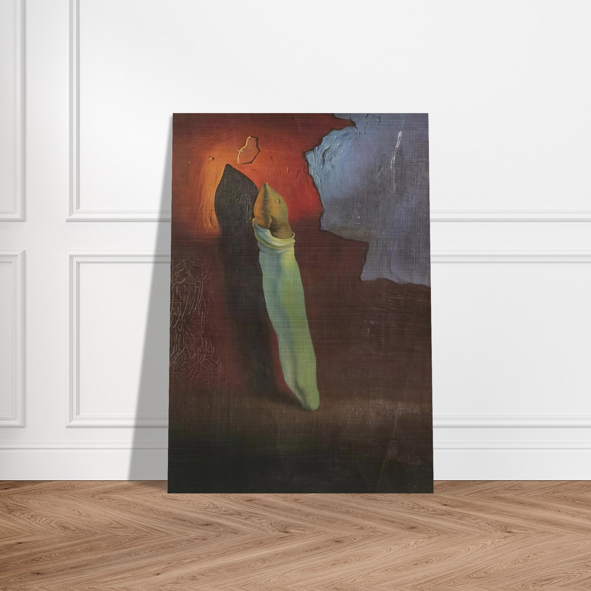 ANTHROPOMORPHIC BREAD 1 - Salvador Dali Brushed Aluminum Print - 70x100 cm / 28x40 inches | Salvador Dali Aluminum Print | Salvador Dali Prints