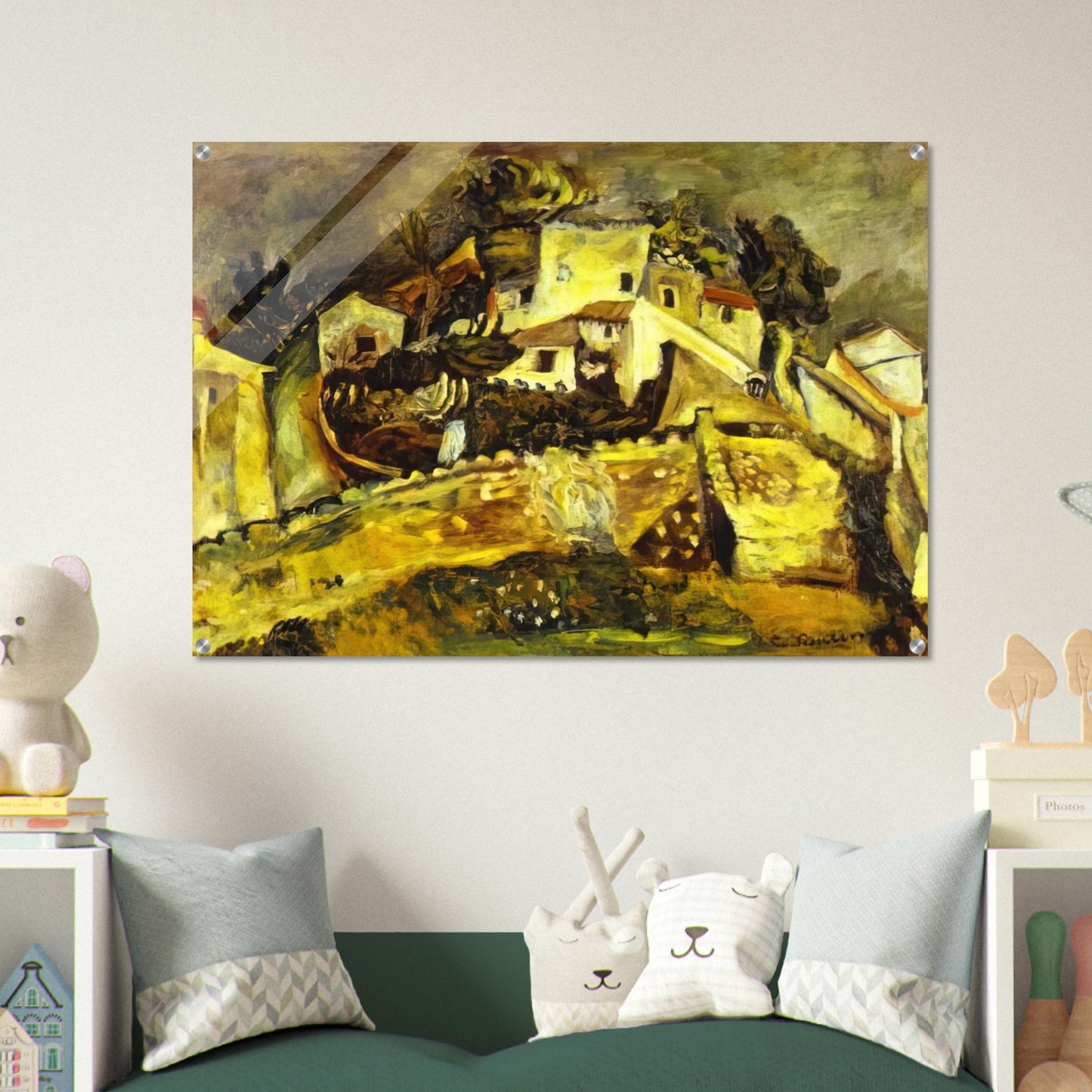 LANDSCAPE AT CAGNES - Chaim Soutine Acrylic Print - 70x100 cm / 28x40″ inches