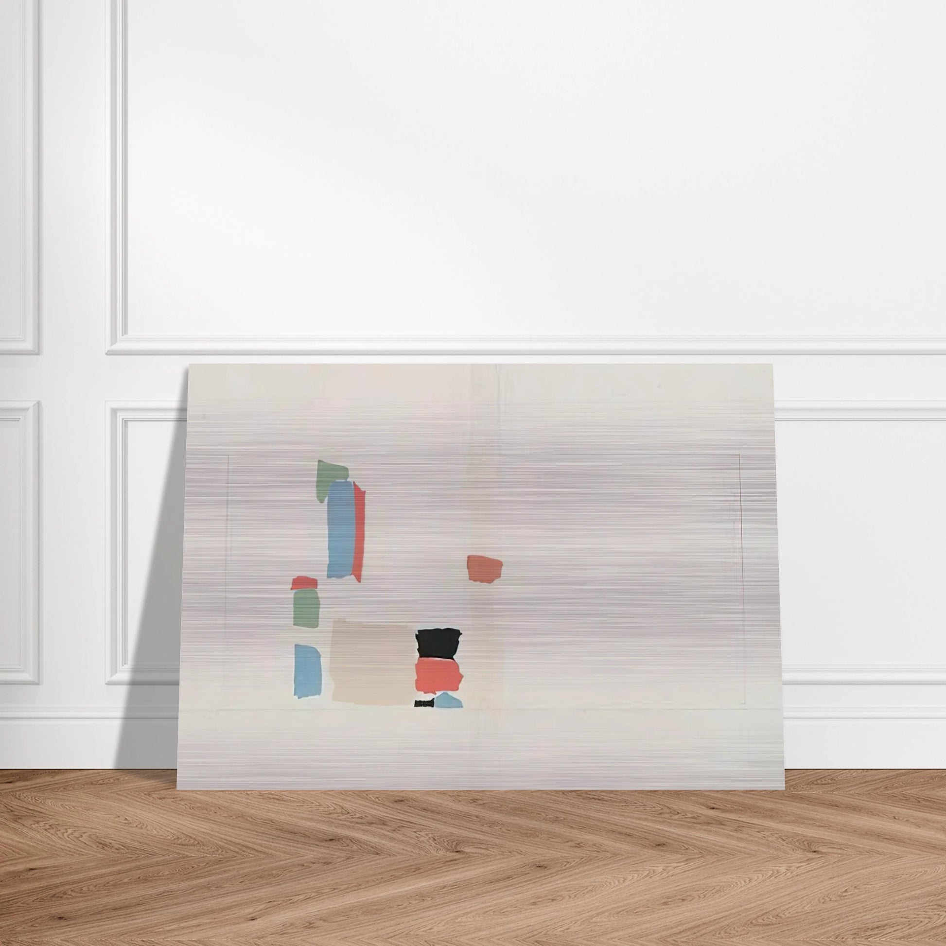 Abstract Composition - Lyrical Abstraction - Nicolas de Stael Brushed Aluminum Print - 70x100 cm / 28x40 inches | Nicolas de Stael Aluminum Print | Nicolas de Stael Prints