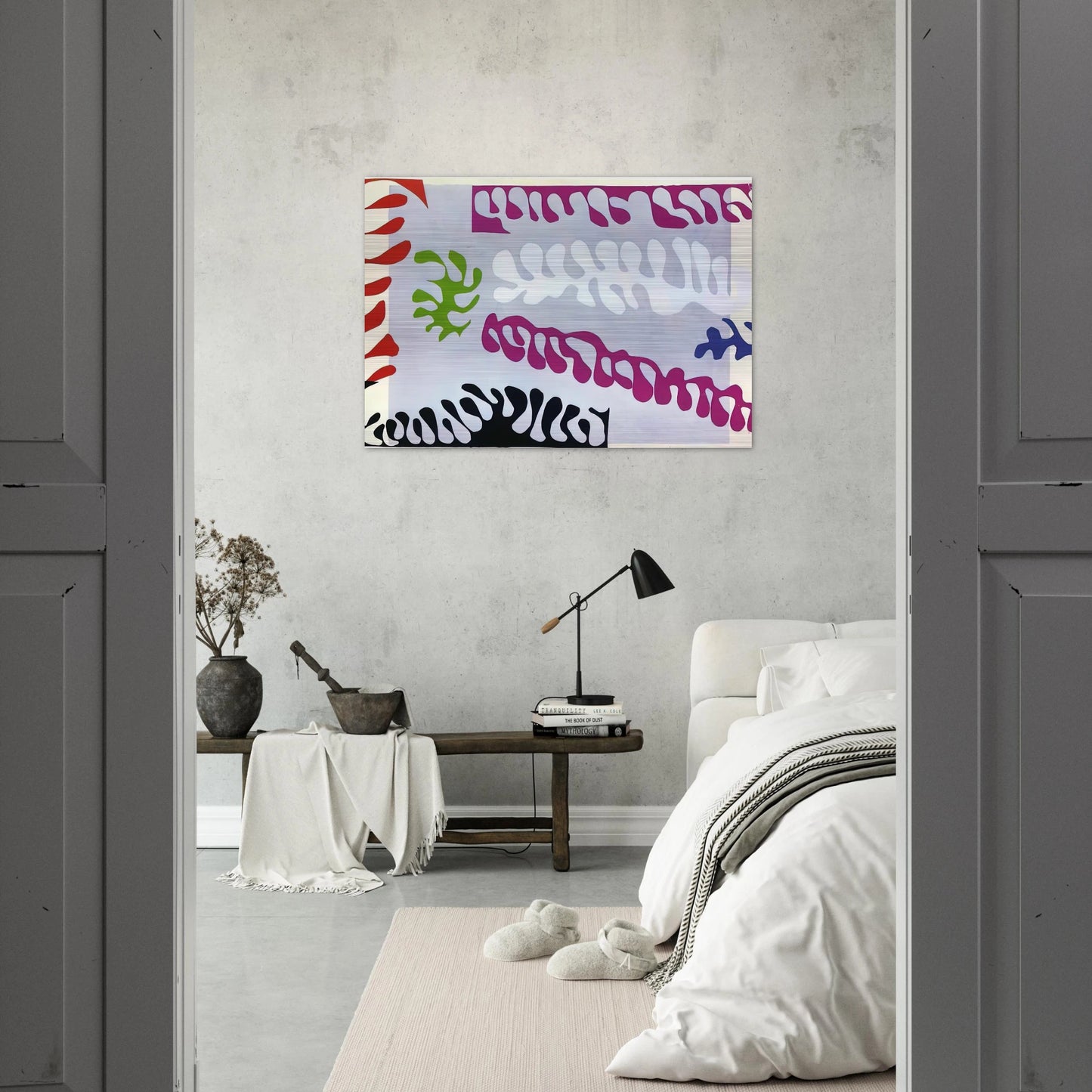 CUT OUTS 1 - Henri Matisse Brushed Aluminum Print - 70x100 cm / 28x40 inches | Henri Matisse Aluminum Print | Henri Matisse Prints
