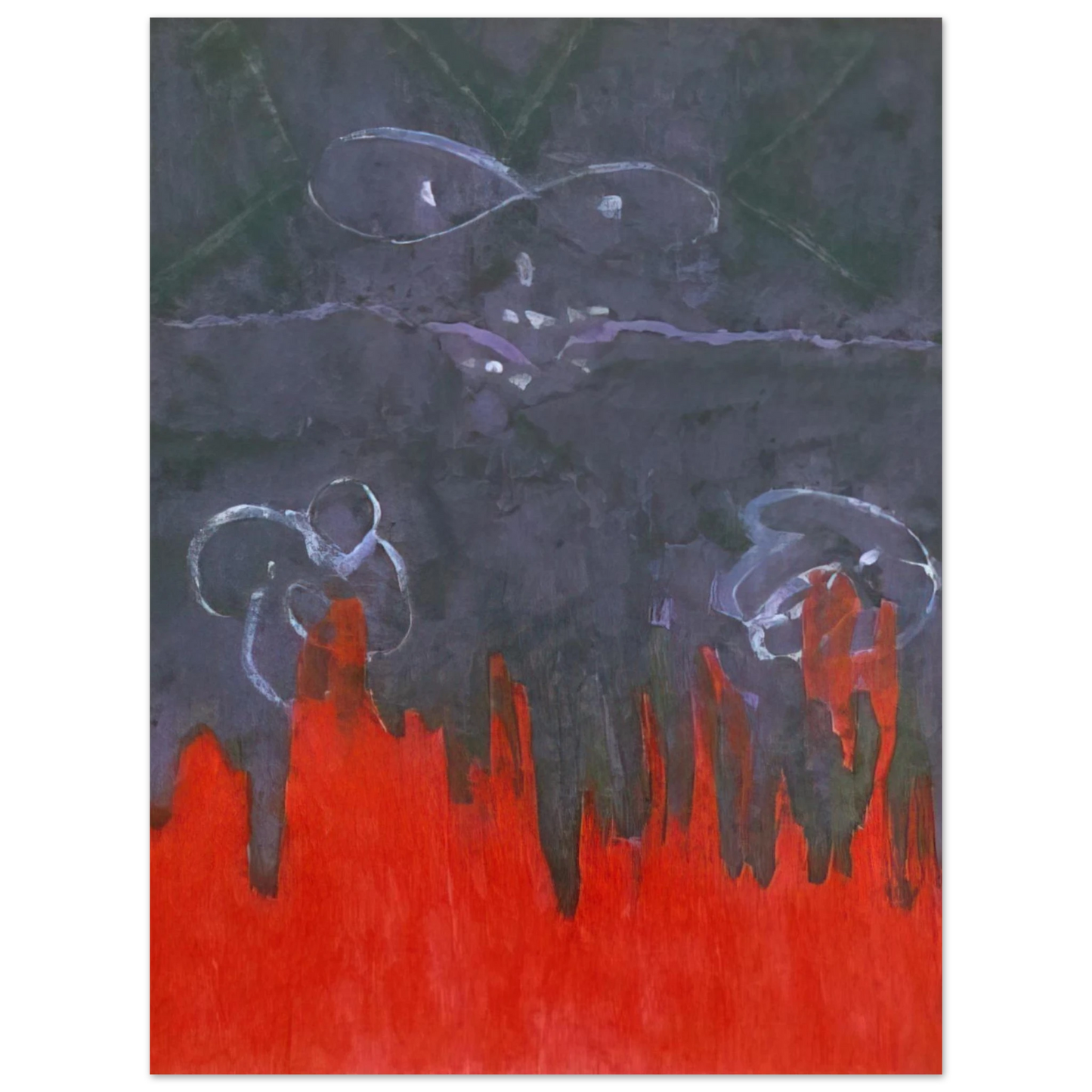 Theodoros Stamos - Infinity Field Torino Series #1 - 1986  75x100 cm / 30x40inches Fine Art Poster