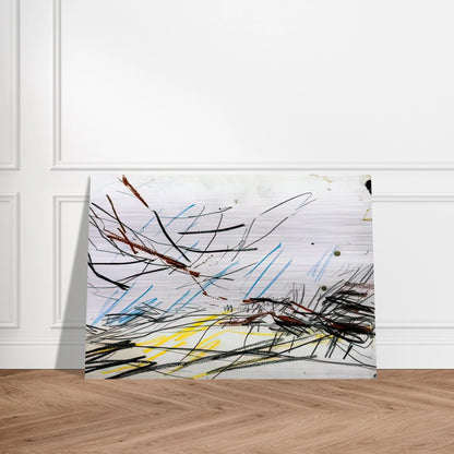 WORKING DRAWING FOR PRIMROSE HILL 1 - Frank Auerbach Brushed Aluminum Print - 70x100 cm / 28x40 inches | Frank Auerbach Aluminum Print | Frank Auerbach Prints