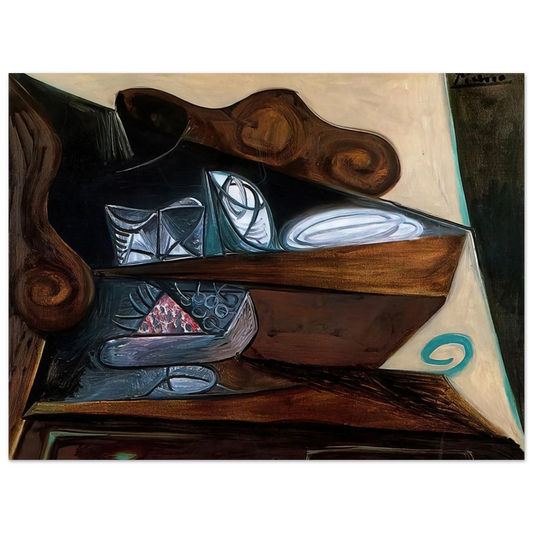 Pablo Picasso - The buffet of  Catalan   75x100 cm / 30x40inches Fine Art Poster