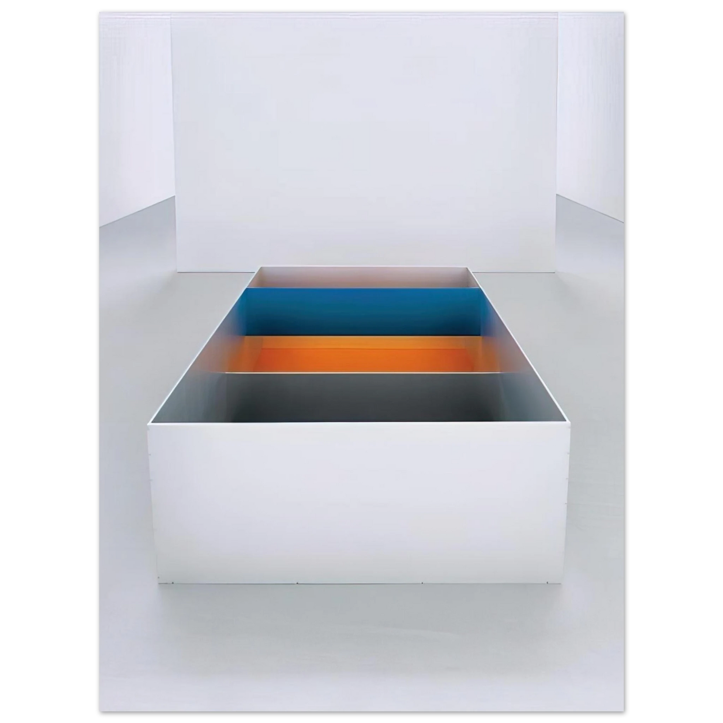 Donald Judd - Untitled 89-10 Menziken - 1989  75x100 cm / 30x40inches Fine Art Poster