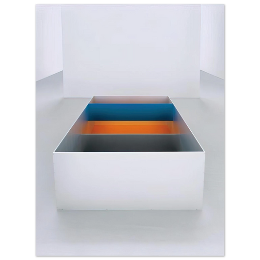 Donald Judd - Untitled 89-10 Menziken - 1989  75x100 cm / 30x40inches Fine Art Poster