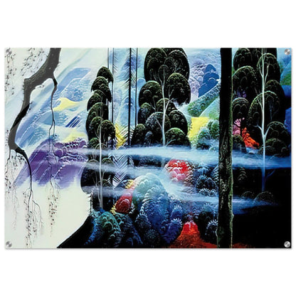 Along the Coast - Eyvind Earle Acrylic Print - 70x100 cm / 28x40″ inches