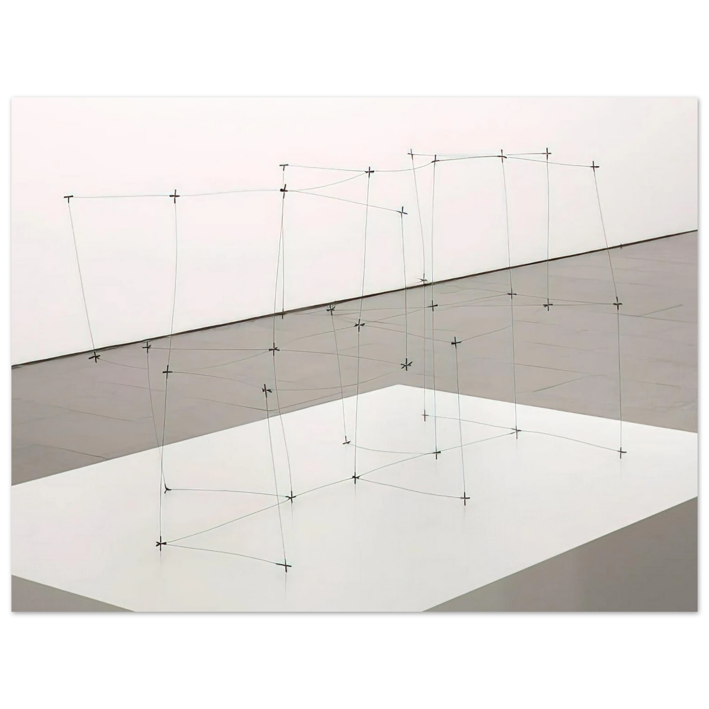 Gego - ReticulÃƒÂ¡rea cuadrada horizontal 7110 - 1971  75x100 cm / 30x40inches Fine Art Poster
