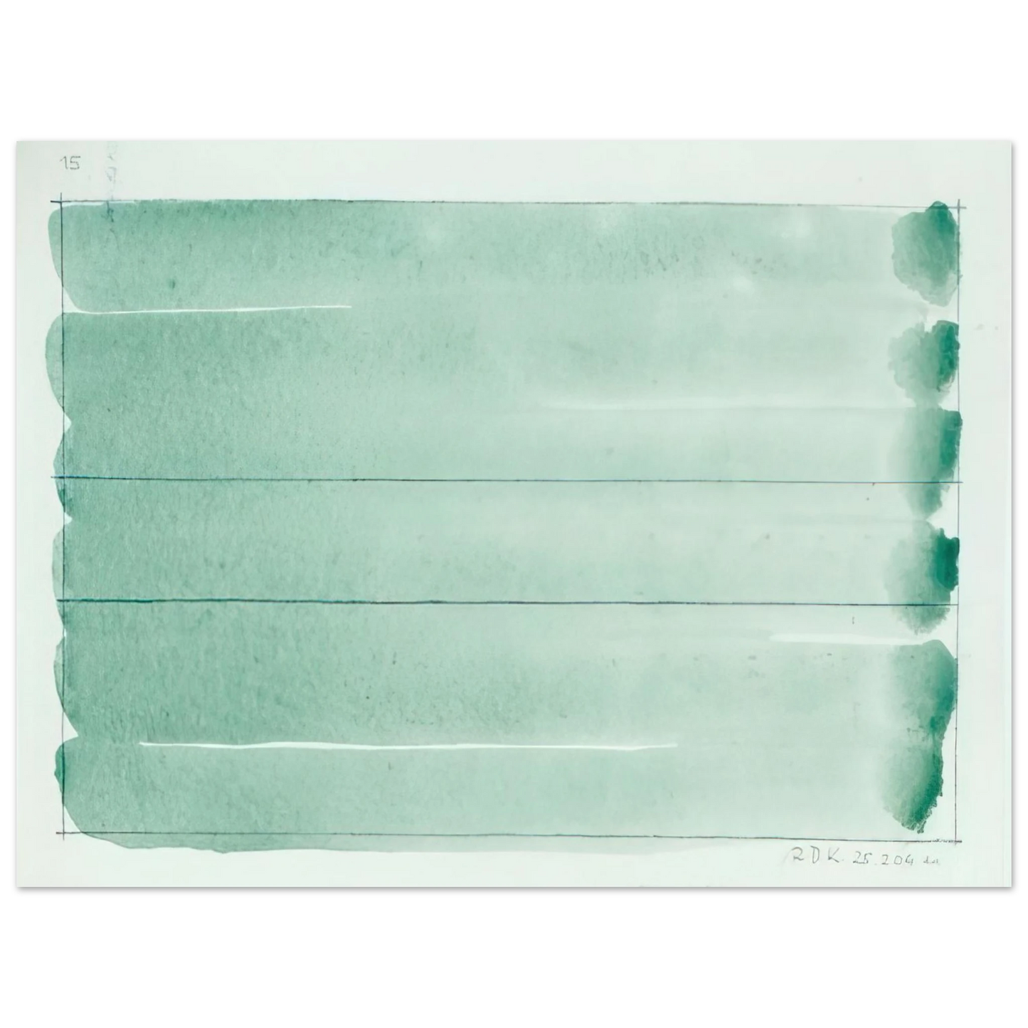 Raoul De Keyser - Untitled - 2004  75x100 cm / 30x40inches Fine Art Poster