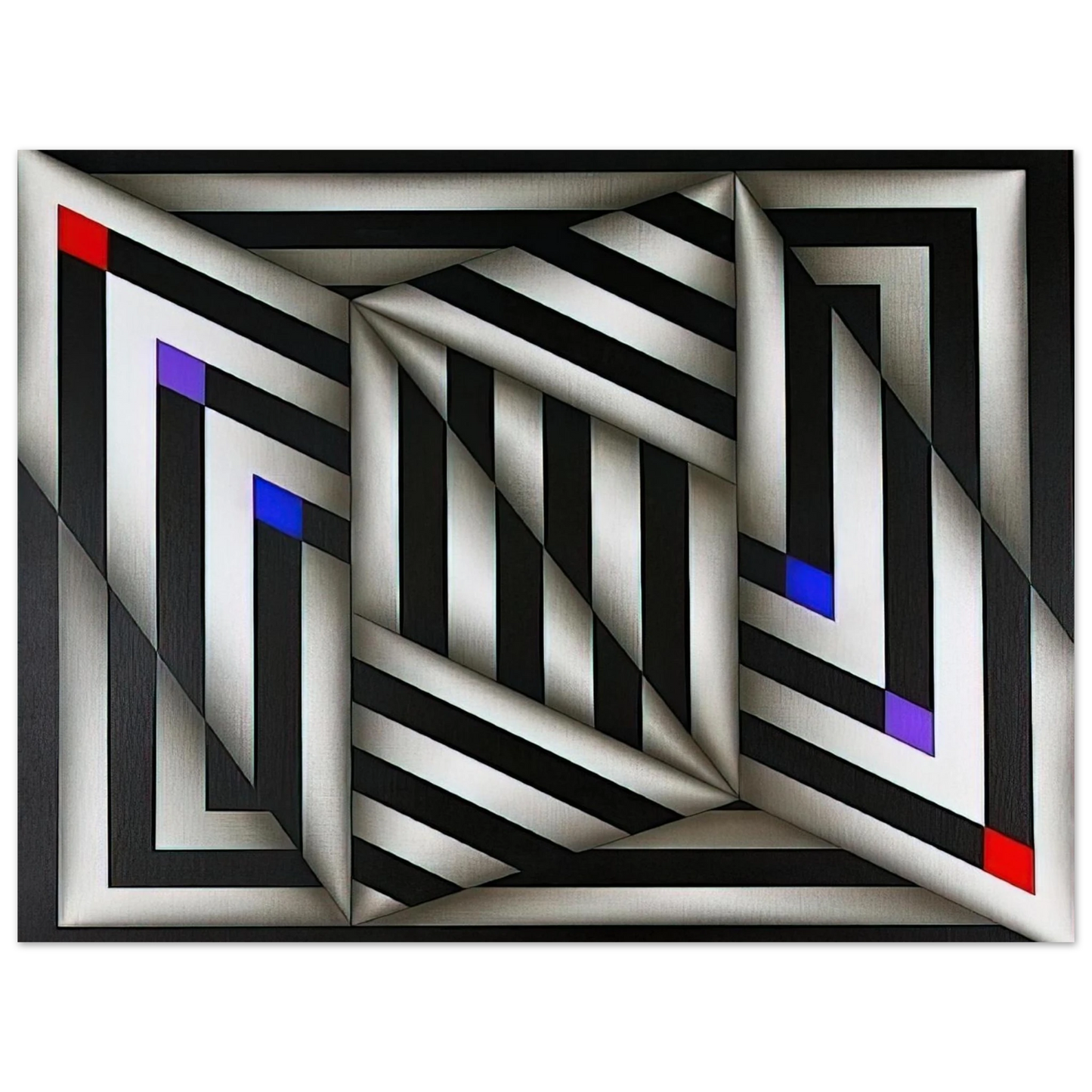 Omar Rayo - Saratoy III - 1980  75x100 cm / 30x40inches Fine Art Poster