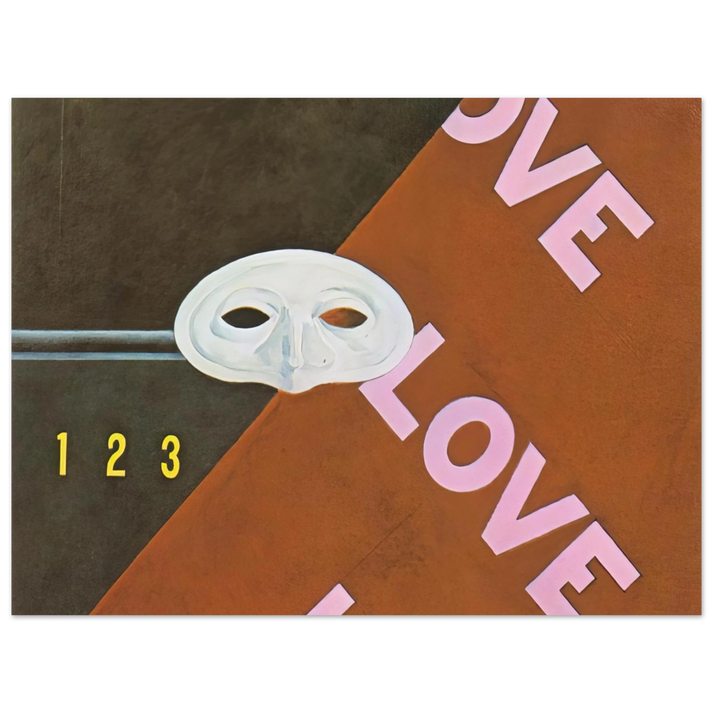 Charles Demuth - Love, Love, Love Gertrude Stein - 1928  75x100 cm / 30x40inches Fine Art Poster