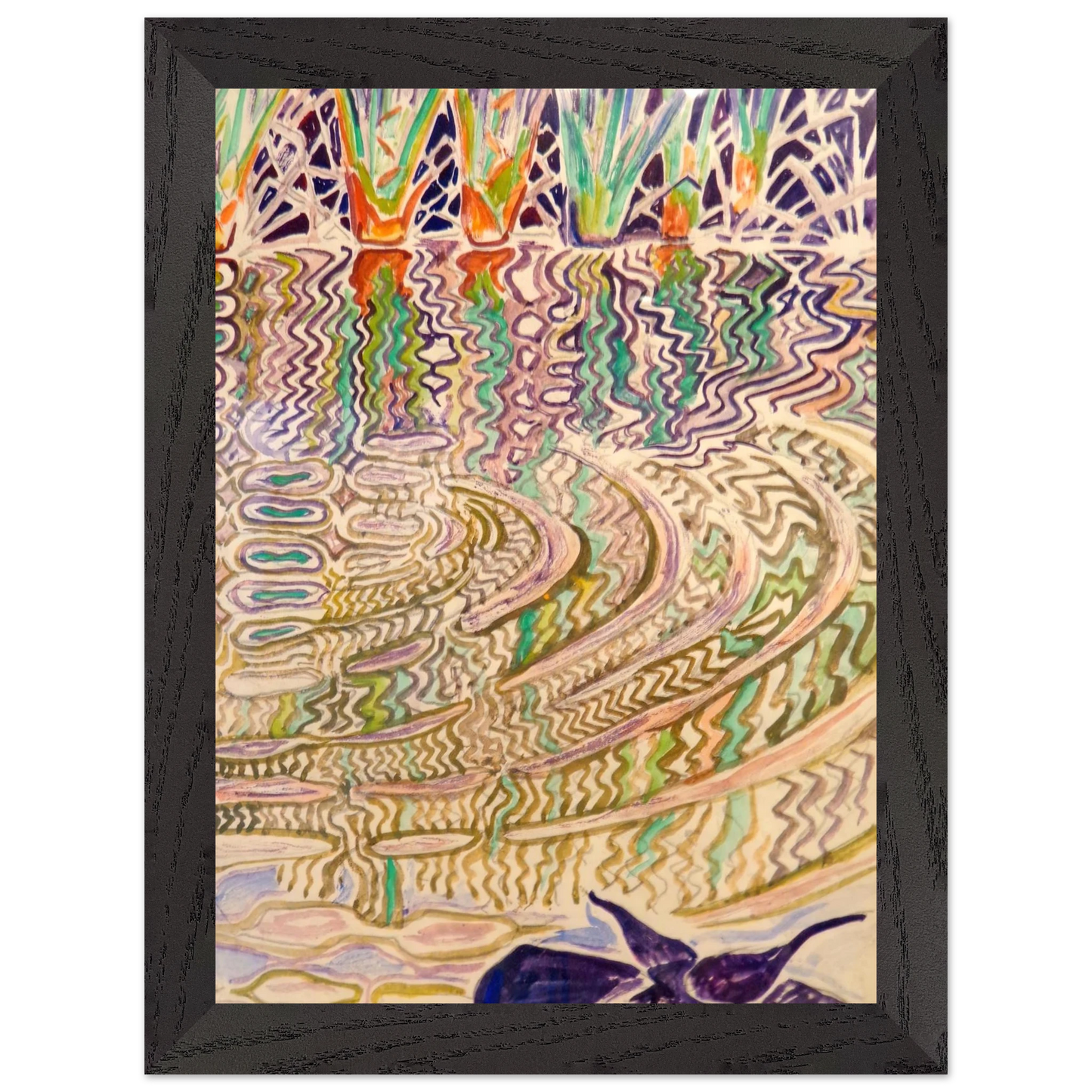 Walter Inglis Anderson - Walter Anderson Wall art - 30x40 cm / 12x16 inches - Premium Wooden Framed Poster With Fine Art Paper-canvas - White frame
