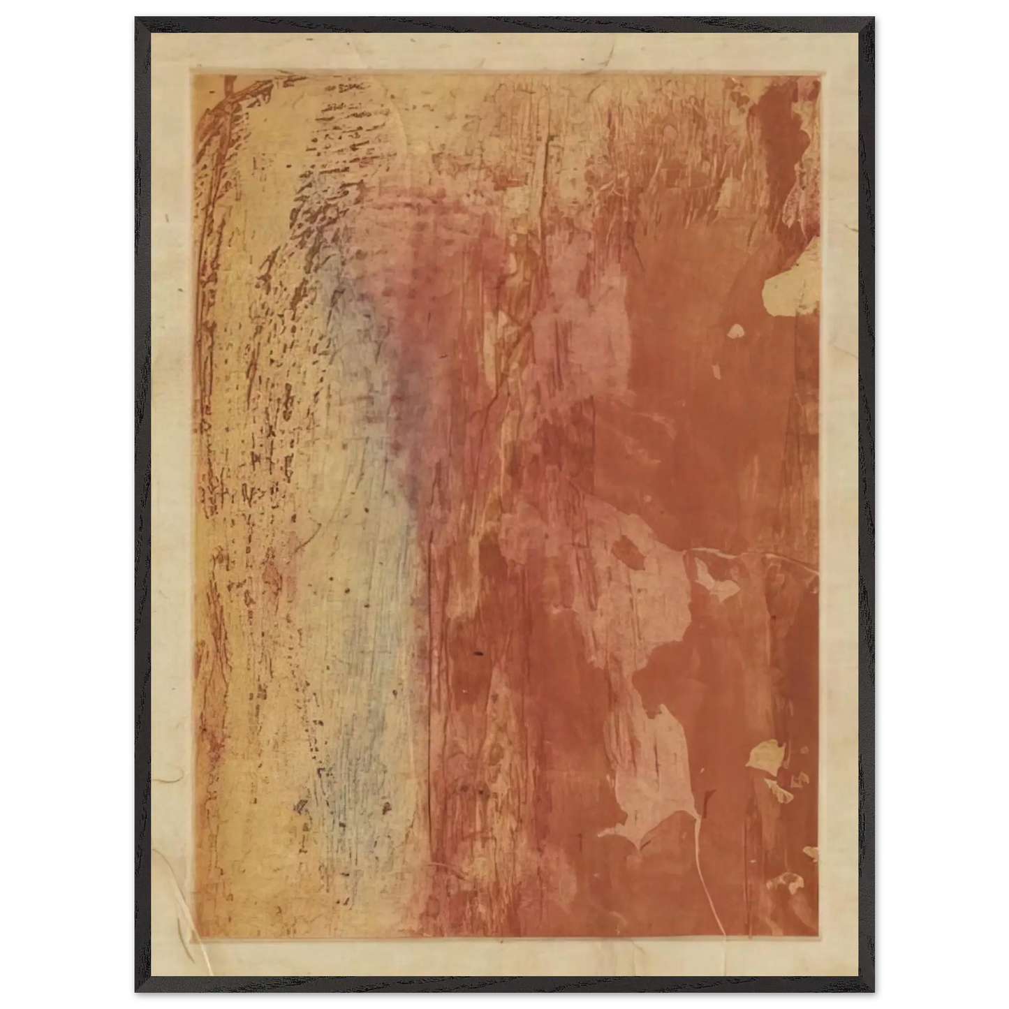 Helen Frankenthaler - Ganymede - 1978 Wall art - 40x50 cm / 16x20 Inches - Premium Wooden Framed Poster With Fine Art Paper - White frame