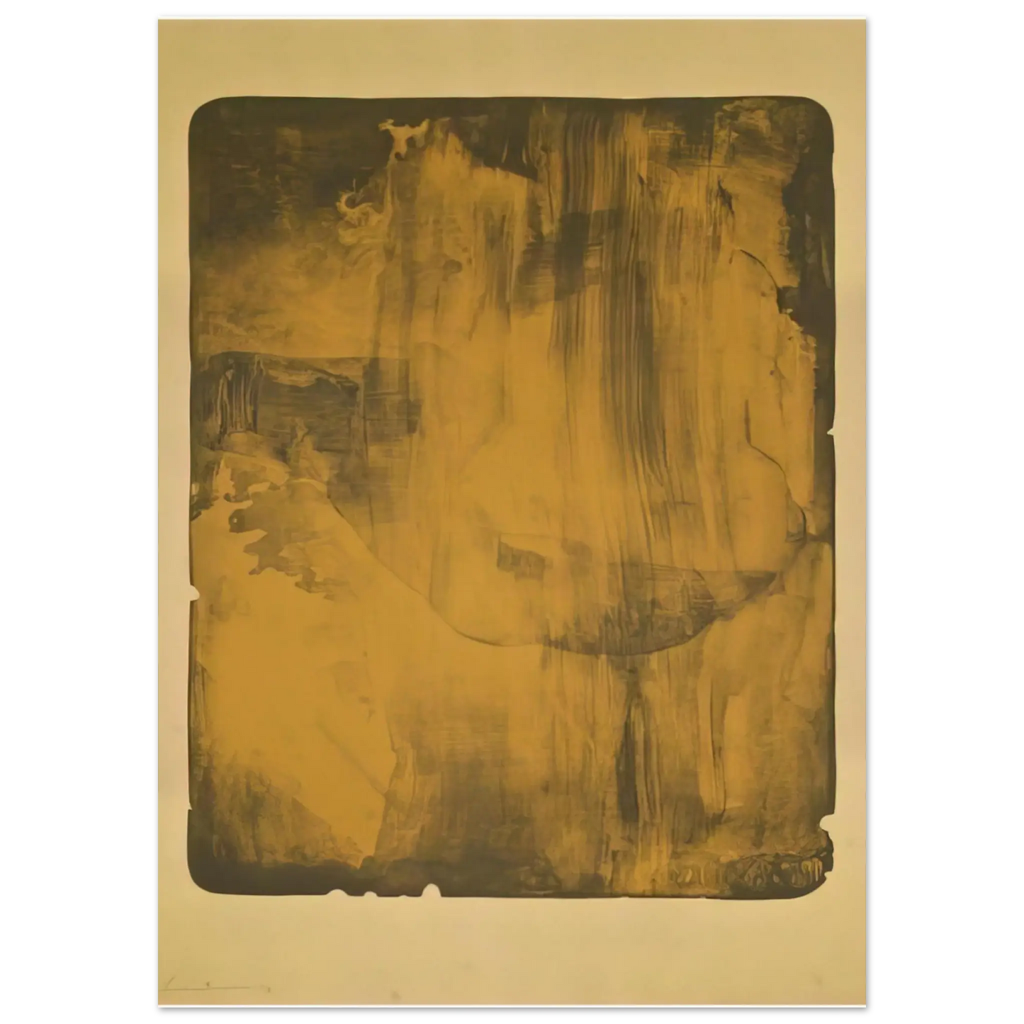 Helen Frankenthaler - Bronze Smoke - 1978 Wall art - A1 (59.4 x 84.1  cm) - Fine Art Poster - -