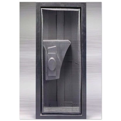 VOYAGE NO II - Louise Nevelson Brushed Aluminum Print - 70x100 cm / 28x40 inches | Louise Nevelson Aluminum Print | Louise Nevelson Prints