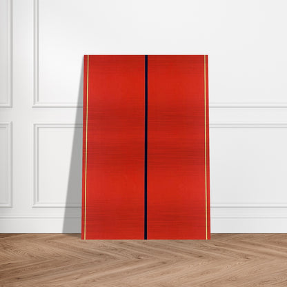Who's Afraid of Red, Yellow and Blue II - Barnett Newman Brushed Aluminum Print - 70x100 cm / 28x40 inches | Barnett Newman Aluminum Print | Barnett Newman Prints