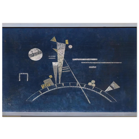 FRAGILE 1931 - Wassily Kandinsky Brushed Aluminum Print - 70x100 cm / 28x40 inches | Wassily Kandinsky Aluminum Print | Wassily Kandinsky Prints