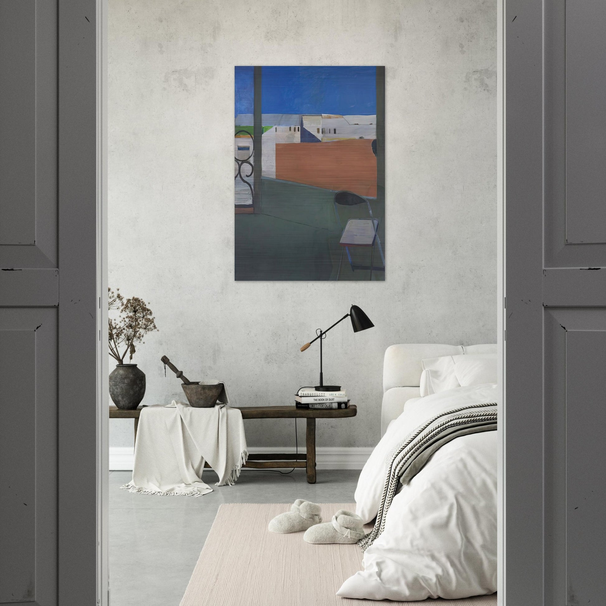 Window - Richard Diebenkorn Brushed Aluminum Print - 70x100 cm / 28x40 inches | Richard Diebenkorn Aluminum Print | Richard Diebenkorn Prints