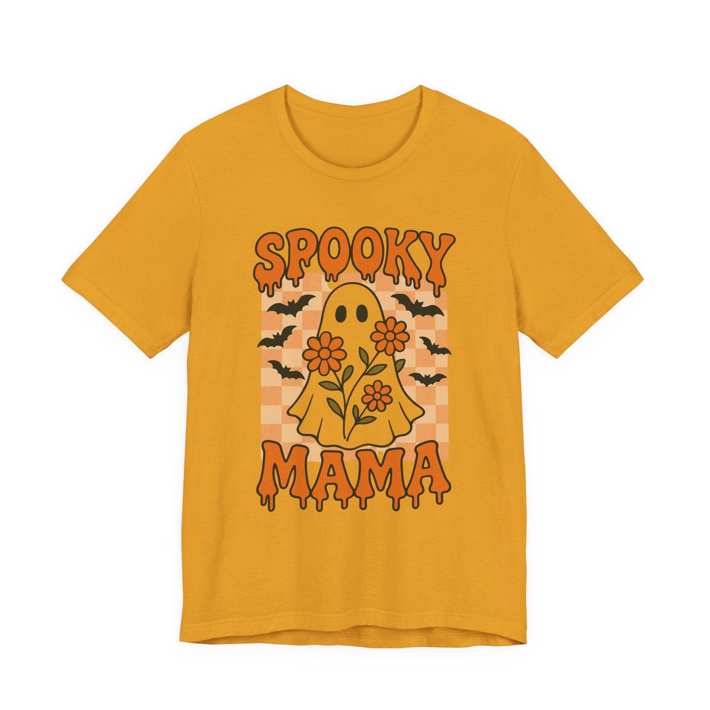 Spooky Mama Groovy Vintage Ghost Halloween Spooky Mom Mother