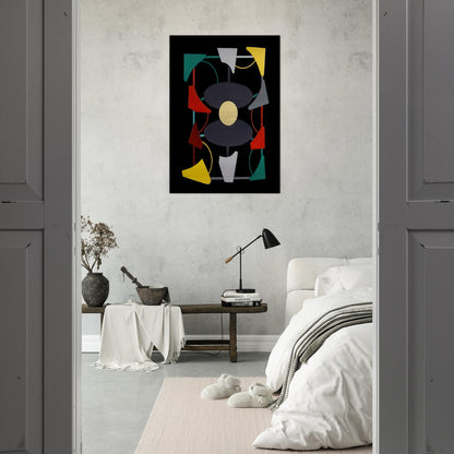 Planos y color liberados - 1947 - Gyula Kosice Brushed Aluminum Print - 70x100 cm / 28x40 inches | Gyula Kosice Aluminum Print | Gyula Kosice Prints