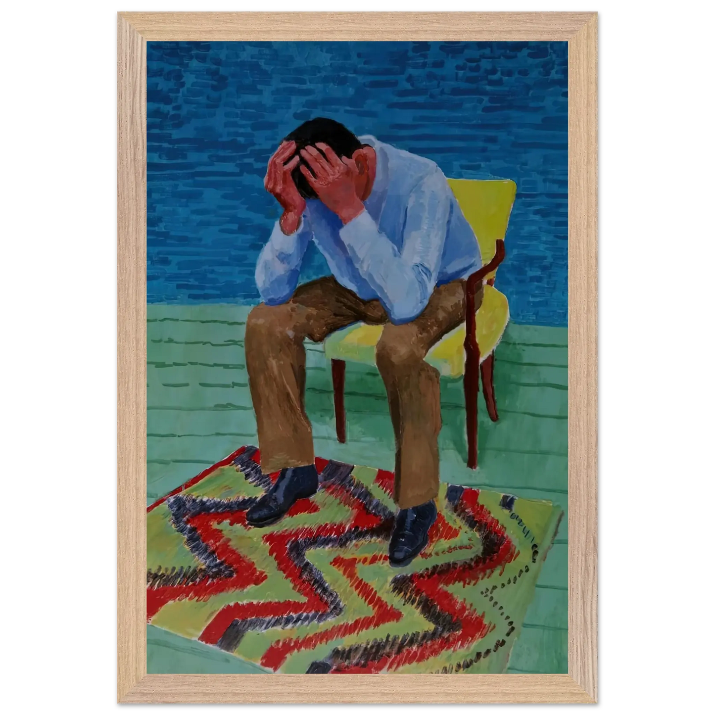 David Hockney - David Hockney Wall art - 28x43  cm / XL (11x17 Inches) - Fine Art Poster - -