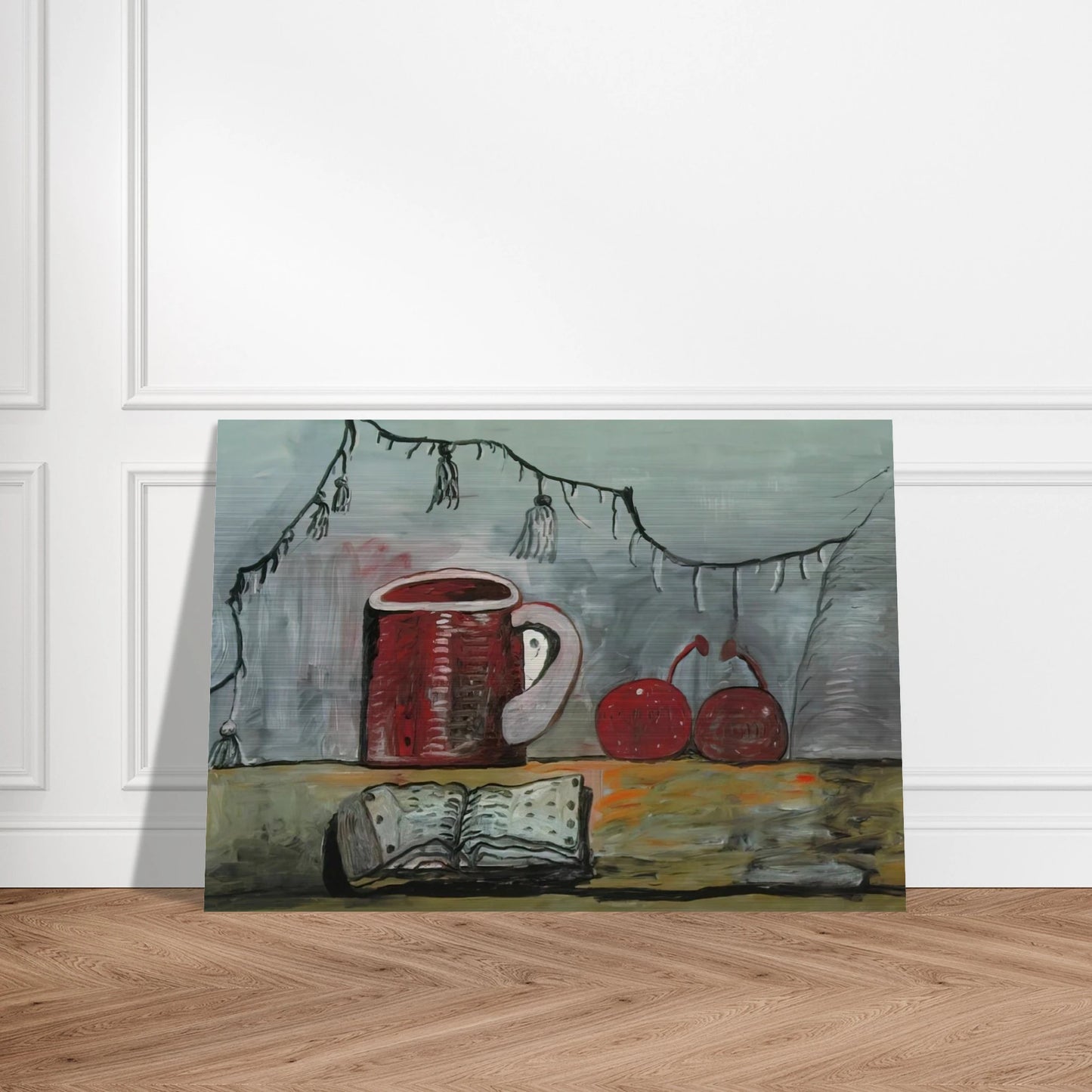 CURTAIN - Philip Guston Brushed Aluminum Print - 70x100 cm / 28x40 inches | Philip Guston Aluminum Print | Philip Guston Prints
